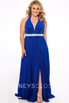 Sydneys Closet Long Sparkling Prom Dress - The Dress Outlet