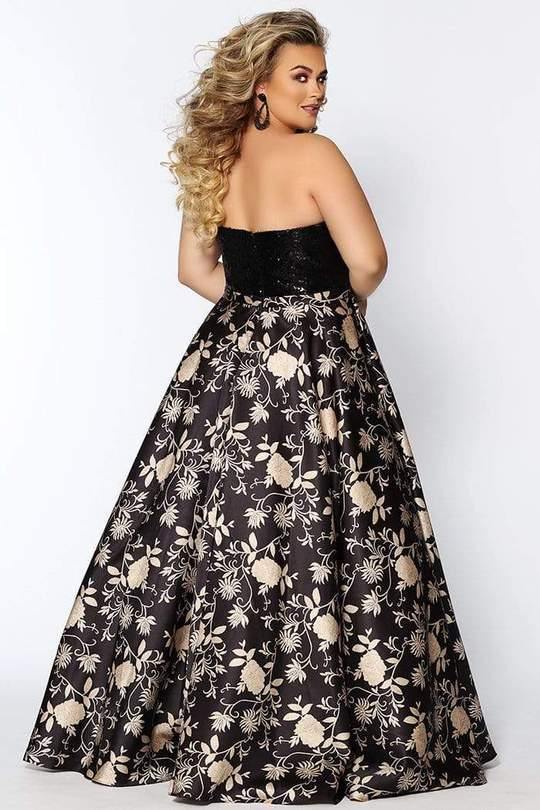 Sydneys Closet Plus Size Long Prom Dress - The Dress Outlet