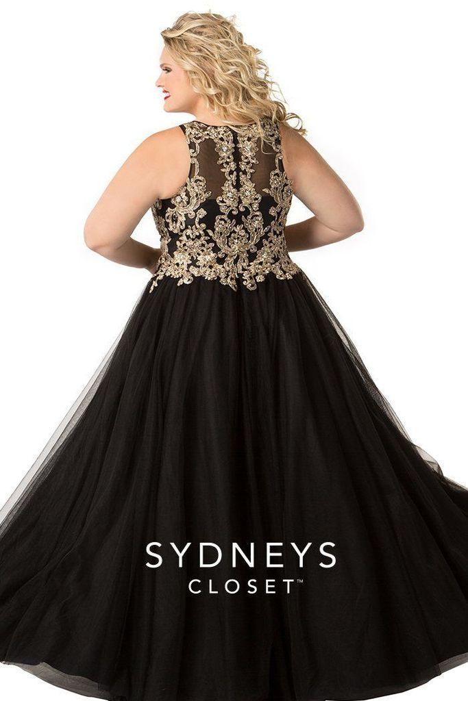 Sydneys Closet Prom Dress Long Evening Gown - The Dress Outlet