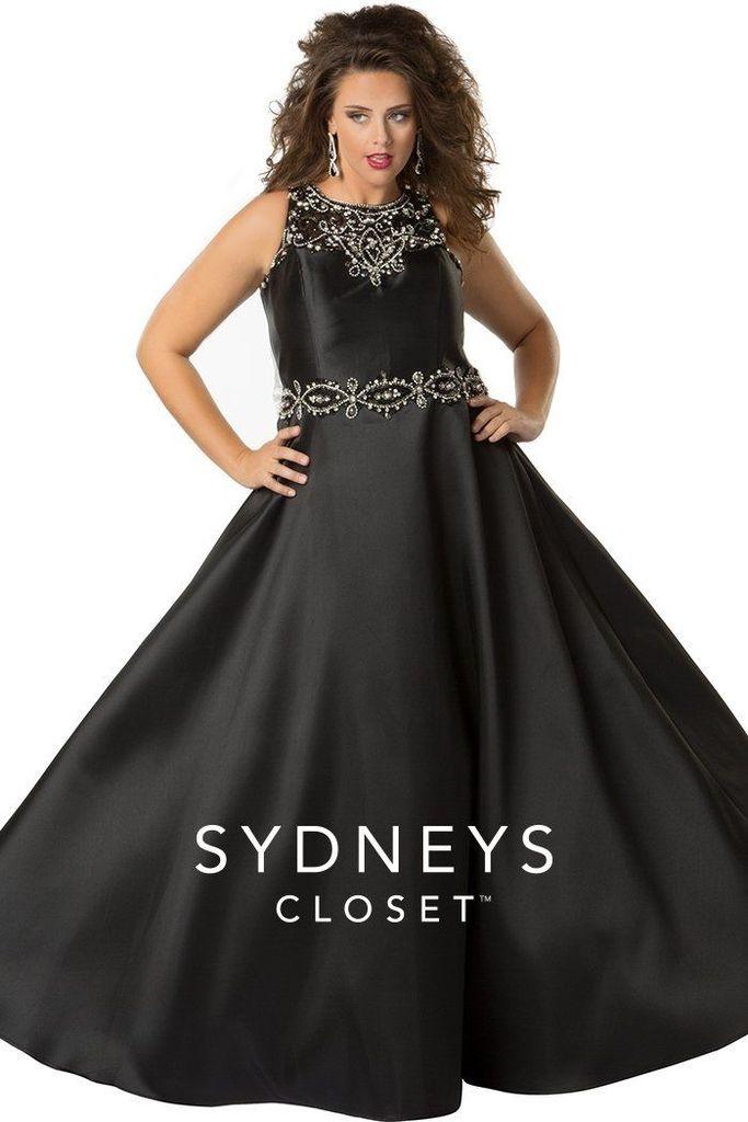 Sydneys Closet Prom Long Plus Size Dress - The Dress Outlet