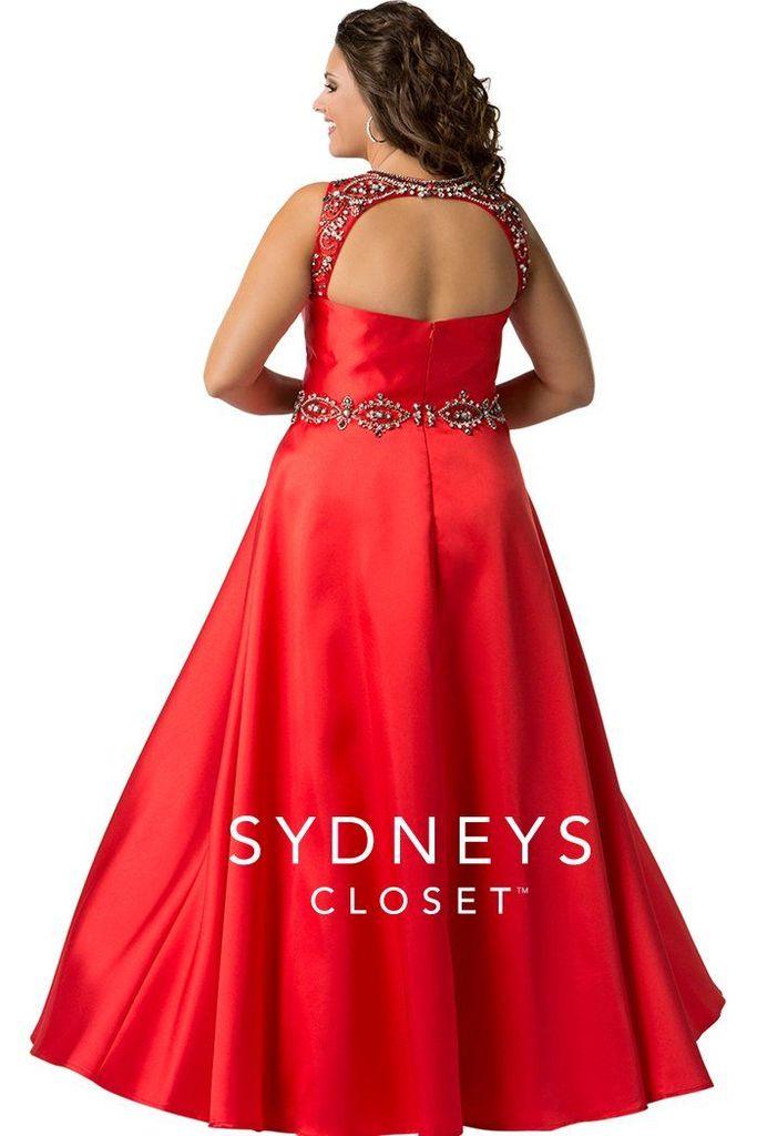 Sydneys Closet Prom Long Plus Size Dress - The Dress Outlet