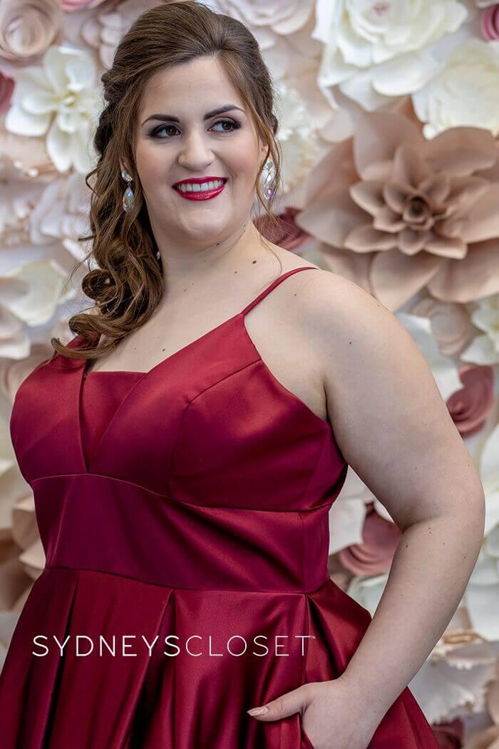 Sydneys Closet Prom Short Plus Size Homecoming Dress - The Dress Outlet