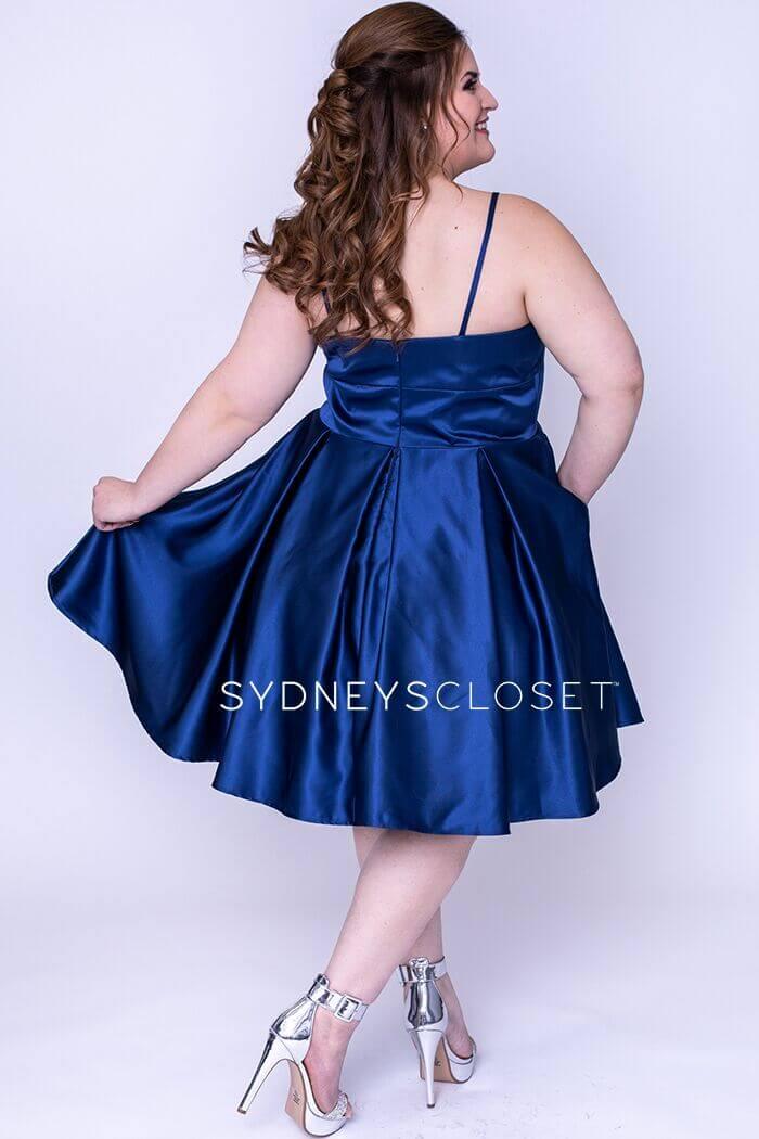 Sydneys Closet Prom Short Plus Size Homecoming Dress - The Dress Outlet