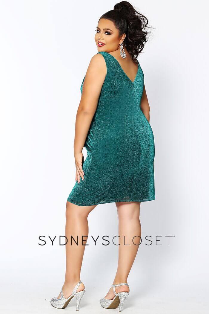 Sydneys Closet Prom Short Plus Size Homecoming Dress - The Dress Outlet