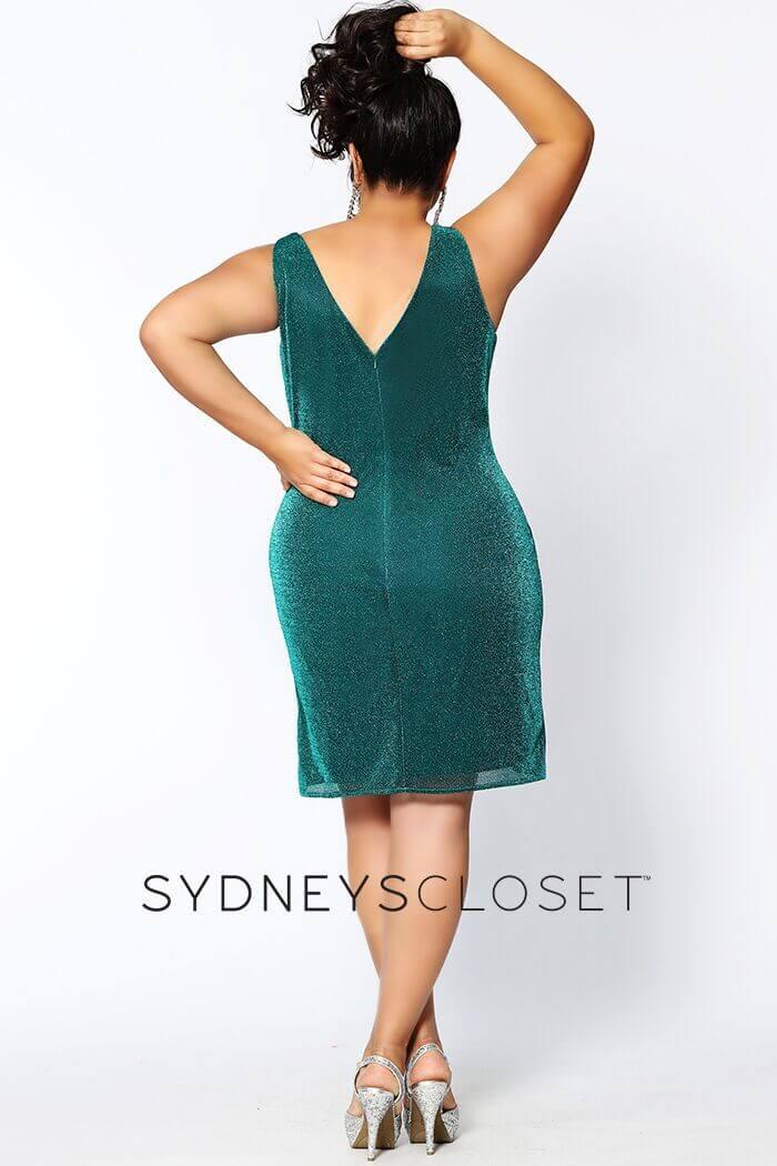 Sydneys Closet Prom Short Plus Size Homecoming Dress - The Dress Outlet