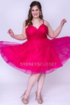 Sydneys Closet Short Homecoming Plus Size Prom Dress - The Dress Outlet