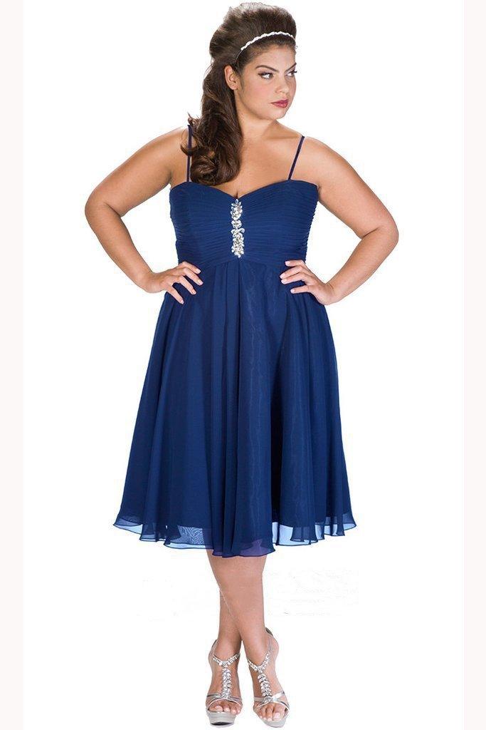 Sydneys Closet Short Plus Size Prom Dress - The Dress Outlet