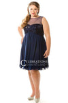 Sydneys Closet Short Plus Size Prom Dress - The Dress Outlet