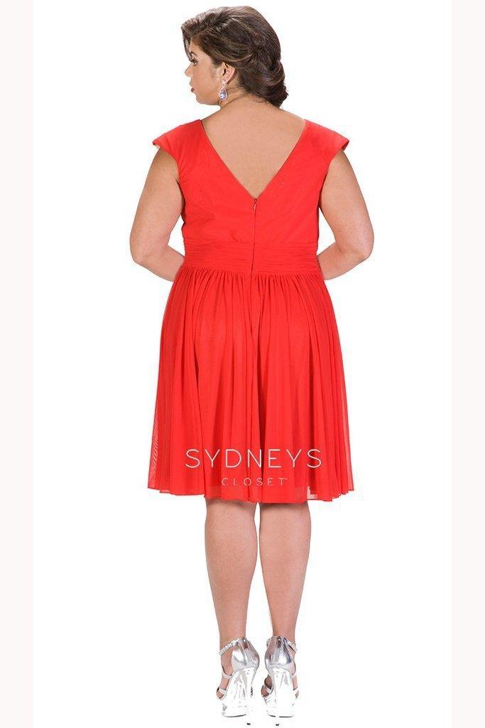 Sydneys Closet Short Plus Size Prom Dress - The Dress Outlet