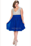 Sydneys Closet Short Plus Size Prom Dress - The Dress Outlet