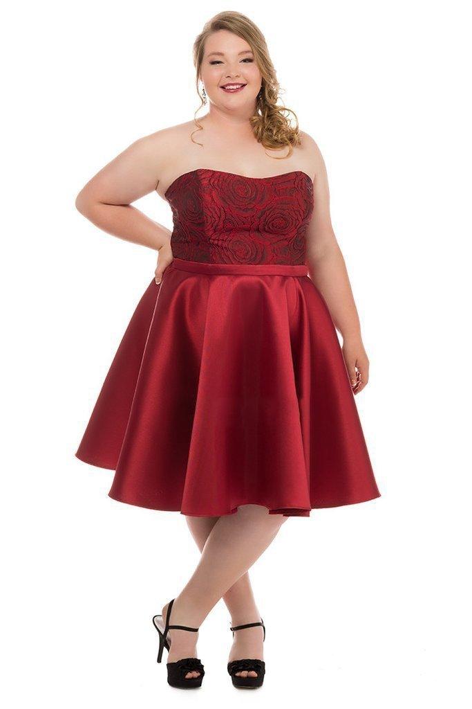 Sydneys Closet Short Prom Plus Size Dress - The Dress Outlet