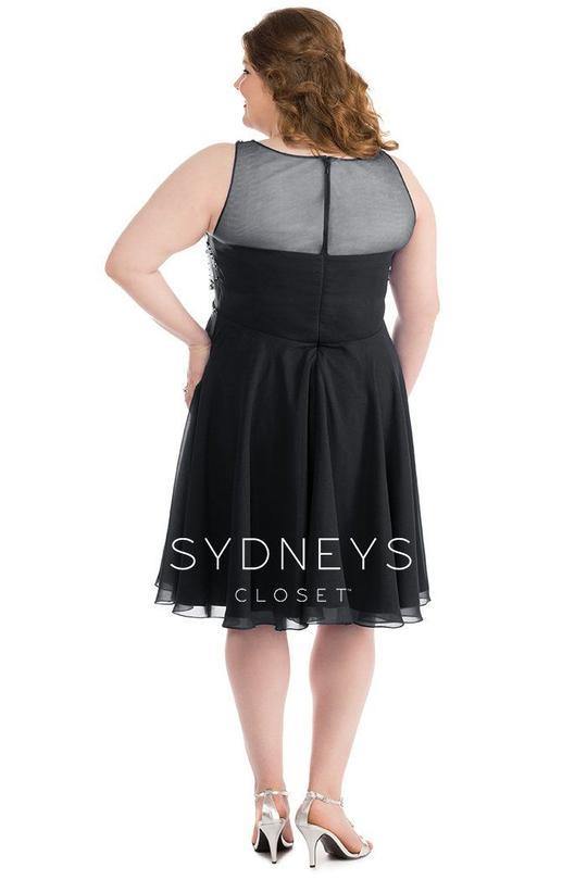 Sydneys Closet Short Sleeveless Prom Dress - The Dress Outlet