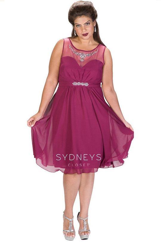 Sydneys Closet Sleeveless Short Dress - The Dress Outlet