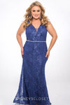 Sydneys Closet Sparkling Long Prom Dress - The Dress Outlet