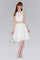 Two Piece Prom Dress Formal Cocktail - The Dress Outlet