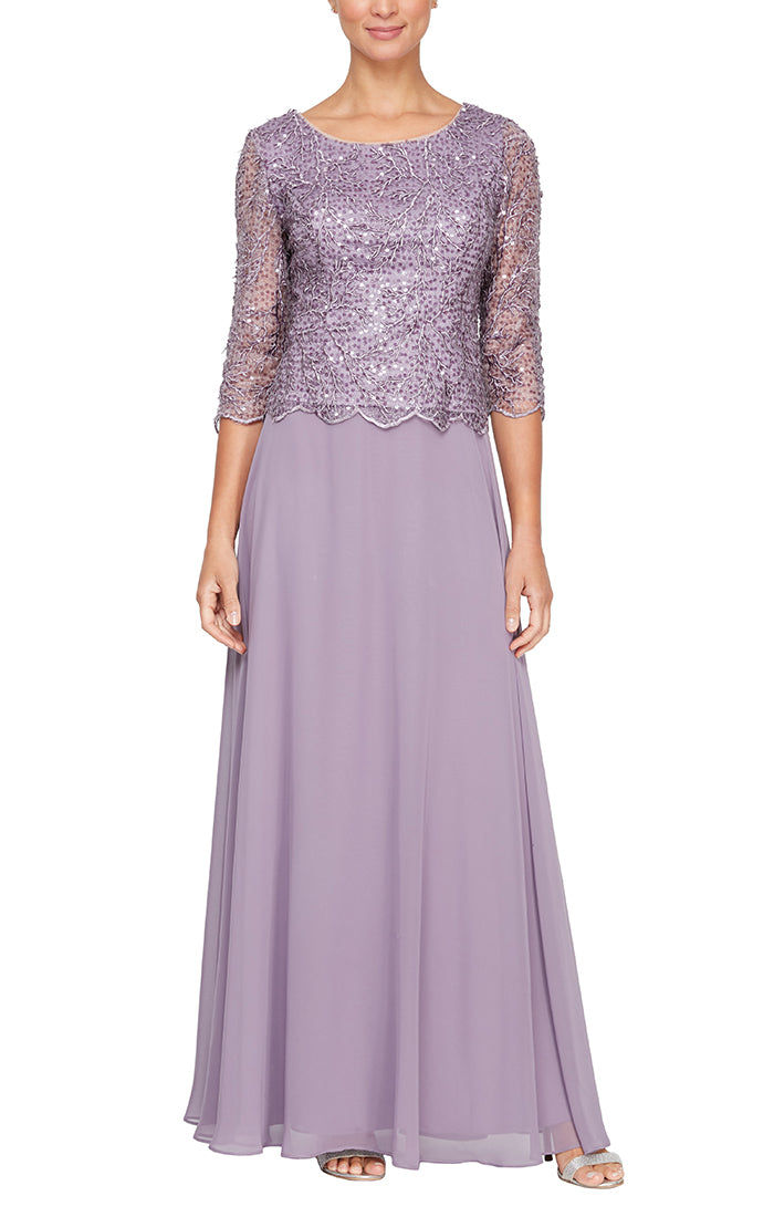 Alex Evenings 81171434 Long Mother of the Bride Formal Dress Sale