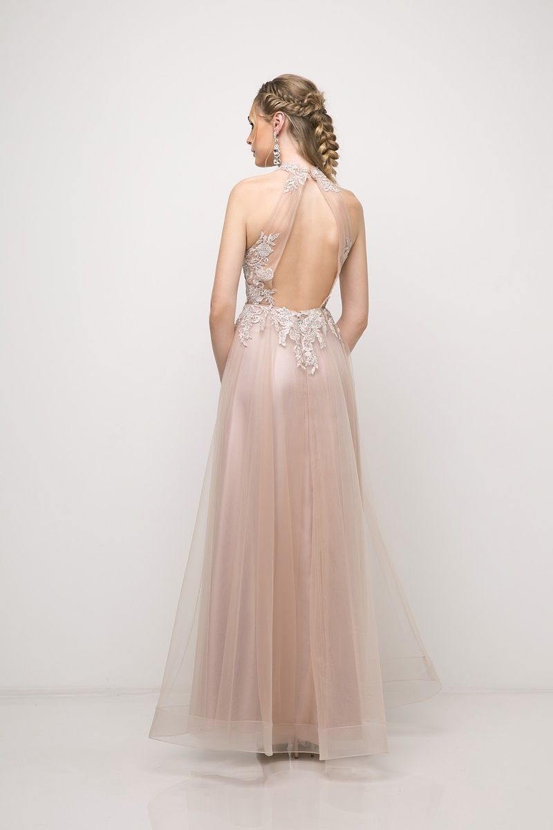 Prom Dresses A Line Long Prom Gown Mauve