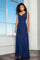 V-Neck Chiffon Long Formal Dress - The Dress Outlet