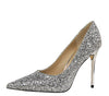 Wedding High Heels Poited Toe Bridal Shoes - The Dress Outlet