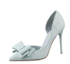 Women's Hollow Pointed Toes High Heels Bridal Shoes - The Dress Outlet