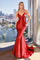 Prom Dresses Long Fitted Mermaid Prom Dress Red