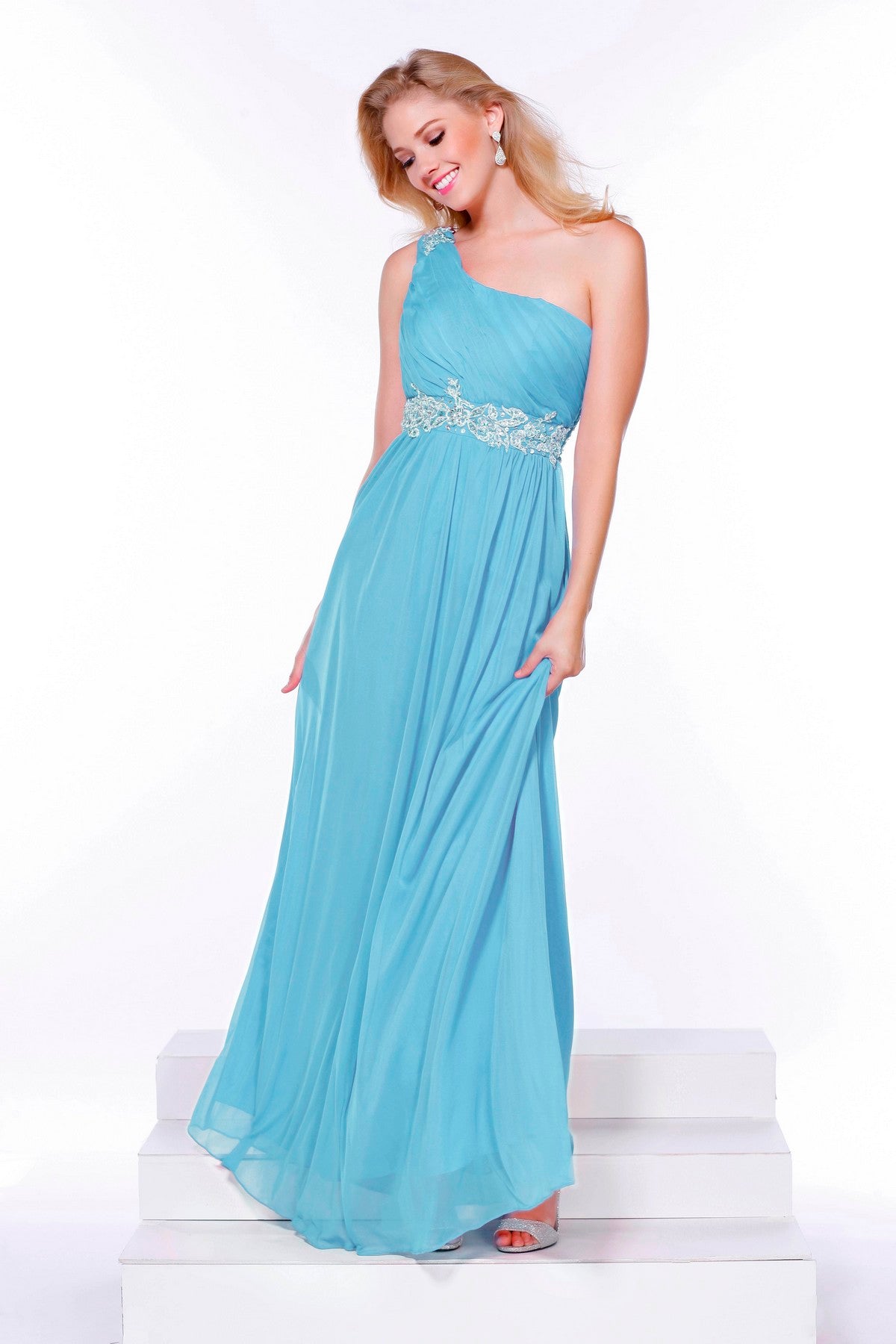 Nox Anabel 2688 Long One Shoulder Formal Dress