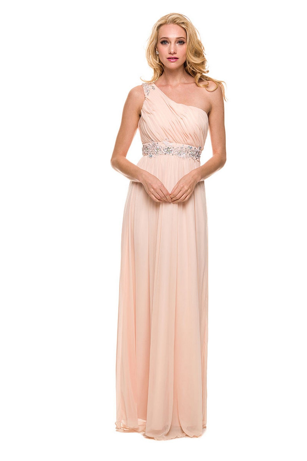 Nox Anabel 2688 Long One Shoulder Formal Dress