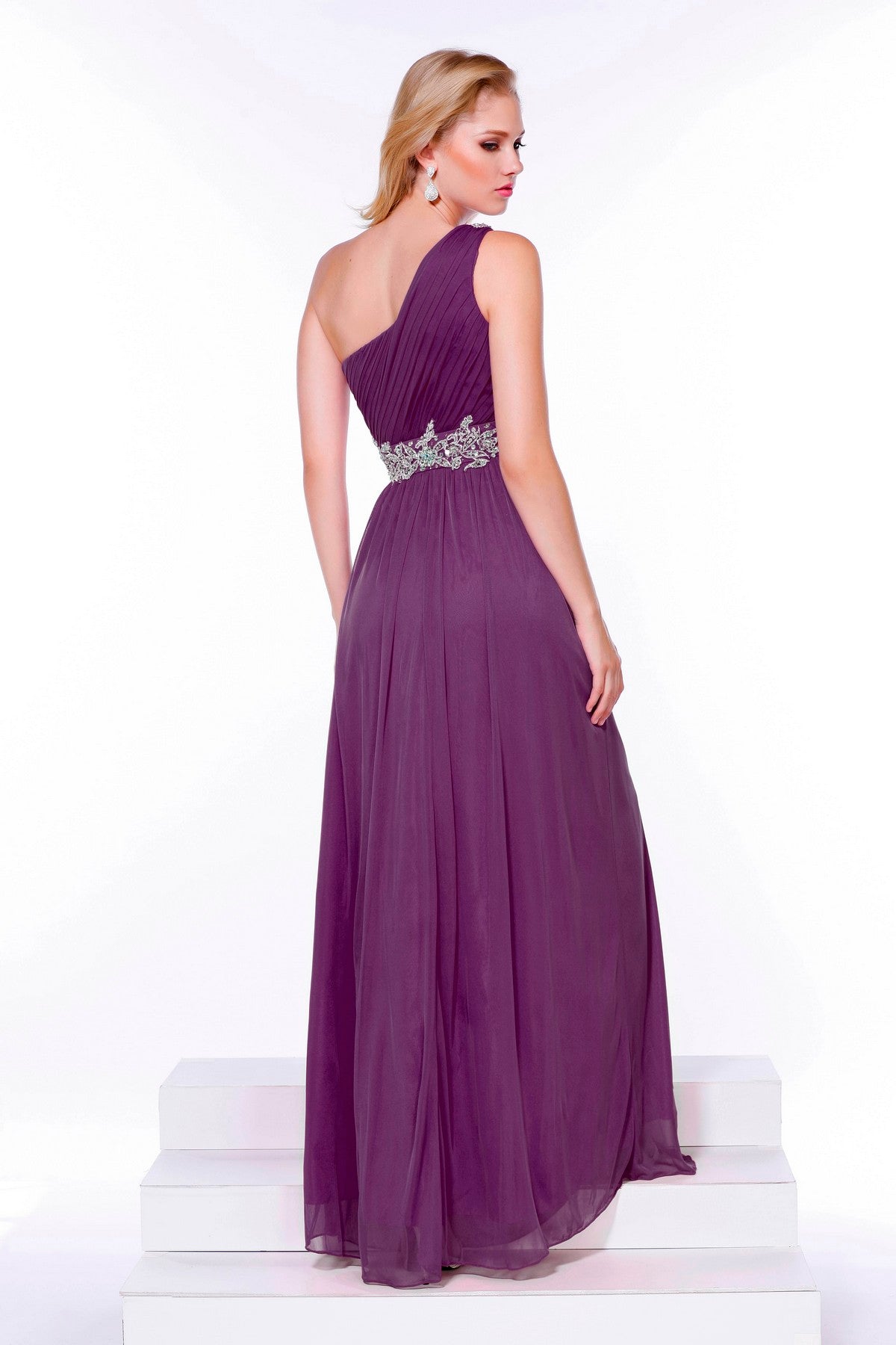 Nox Anabel 2688 Long One Shoulder Formal Dress