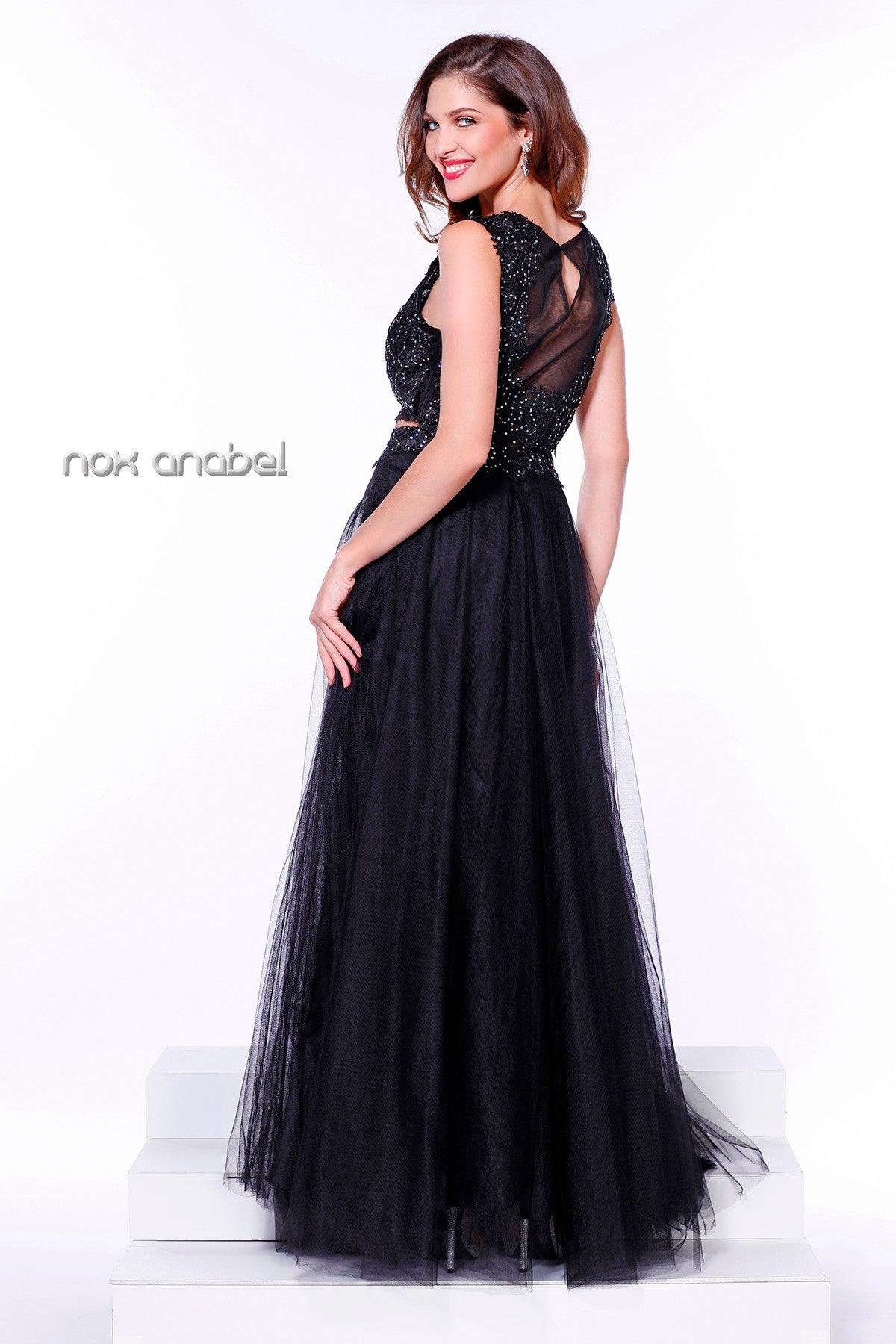 Nox Anabel 3136 Sleeveless Long Prom Dress