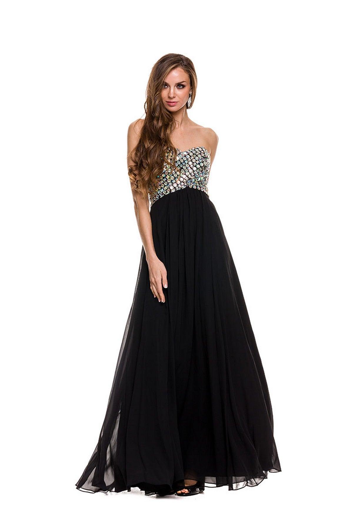 Nox Anabel 8121 Strapless Long Evening Gown