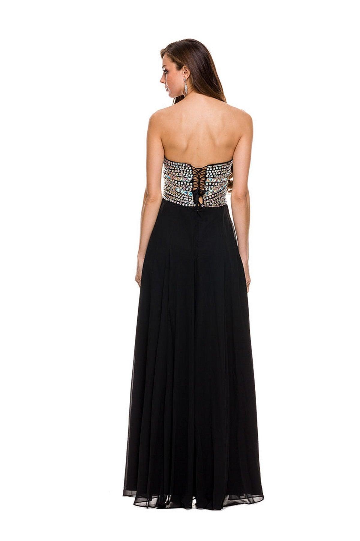 Nox Anabel 8121 Strapless Long Evening Gown