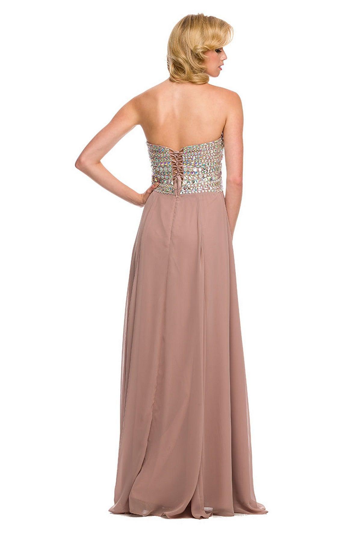 Nox Anabel 8121 Strapless Long Evening Gown