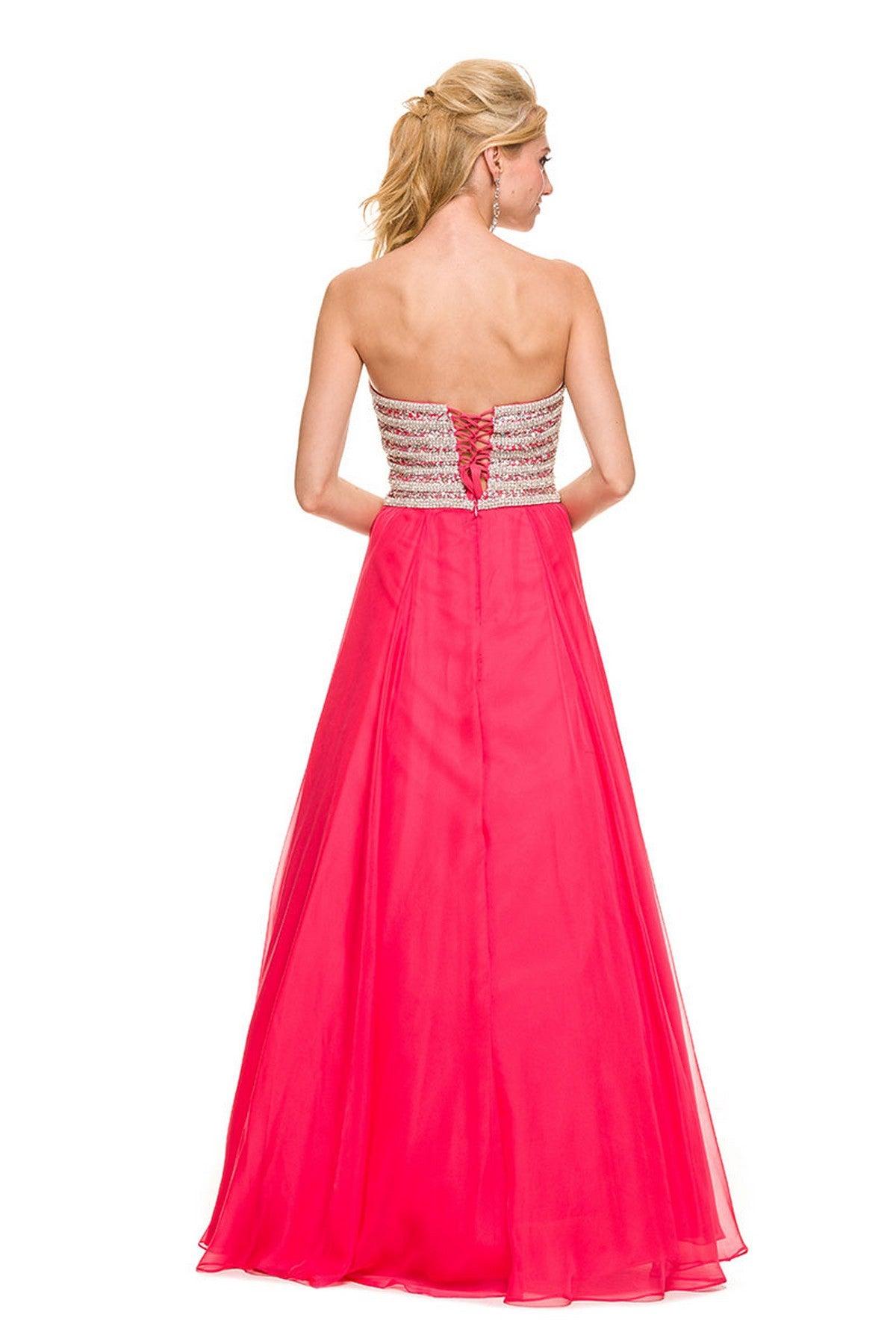 Nox Anabel 8147 Strapless Long Evening Gown