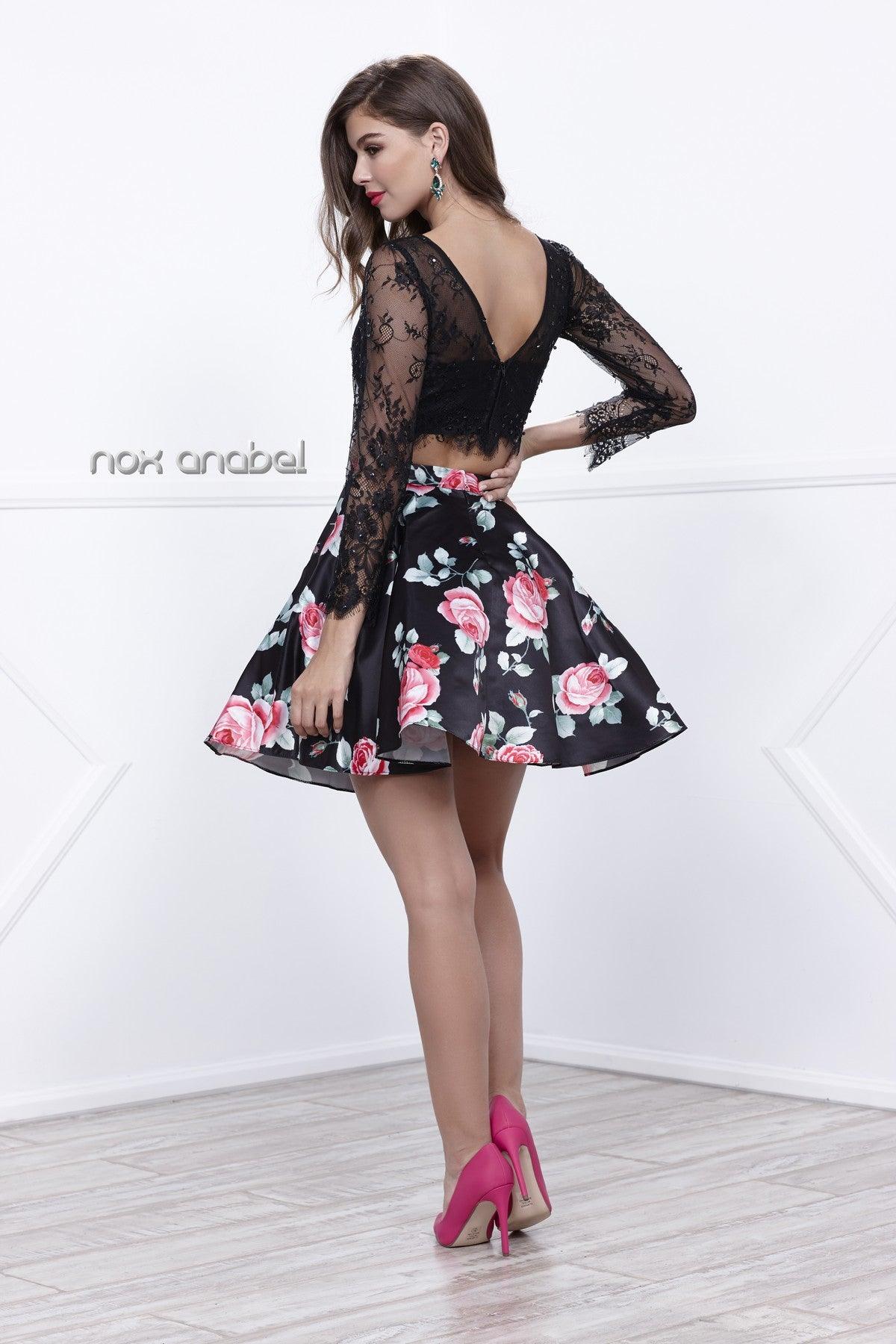 Nox Anabel 6223 Short Two-Piece Homecoming Dress