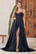 Prom Dresses Long Spaghetti Strap Sequin Prom Dress Black