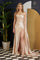 Prom Dresses Long Strapless Satin Prom Dress Champagne