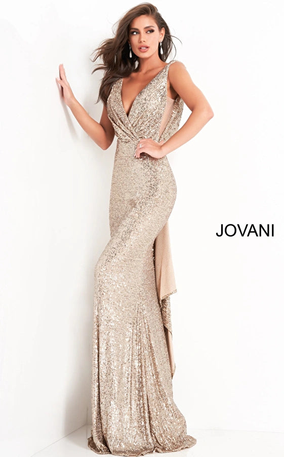 Jovani Sleeveless Sexy Long Prom Dress 03854 - The Dress Outlet