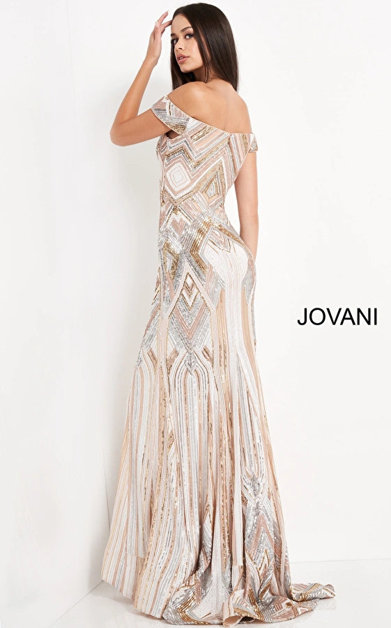 Jovani Long Prom Dress 04813 - The Dress Outlet