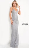 Jovani Long Spaghetti Straps Evening Dress 05754 - The Dress Outlet