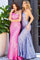 Jovani 06017 One Shoulder Long Prom Gown