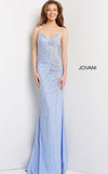 Jovani Spaghetti Strap Long Evening Dress 06326 - The Dress Outlet