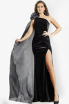 Formal Dresses Long Formal Evening Cape Dress Black