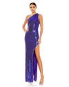 Prom Dresses Long Formal One Shoulder Prom Dress Violet  