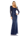 Formal Dresses Long Sleeve Formal Dress Midnight