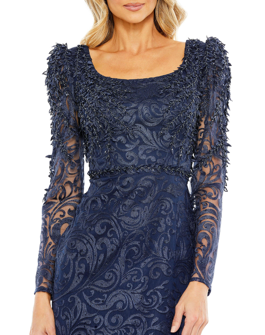 Formal Dresses Long Sleeve Formal Dress Midnight