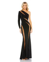 Formal Dresses Long One Shoulder Formal Dress Black