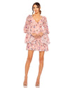 Cocktail Dresses Long Sleeve Floral Cocktail Dress Rose Multi