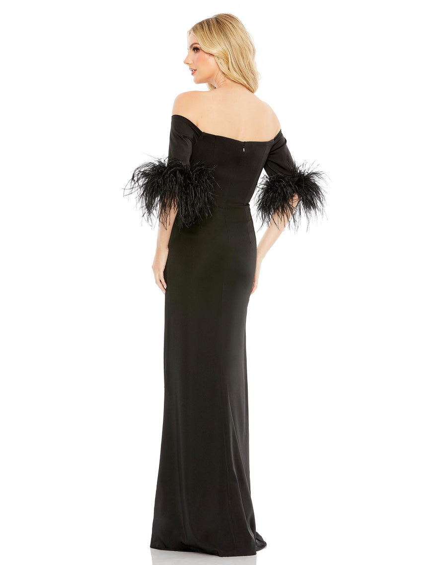 Formal Dresses Long Off Shoulder Formal Gown Black