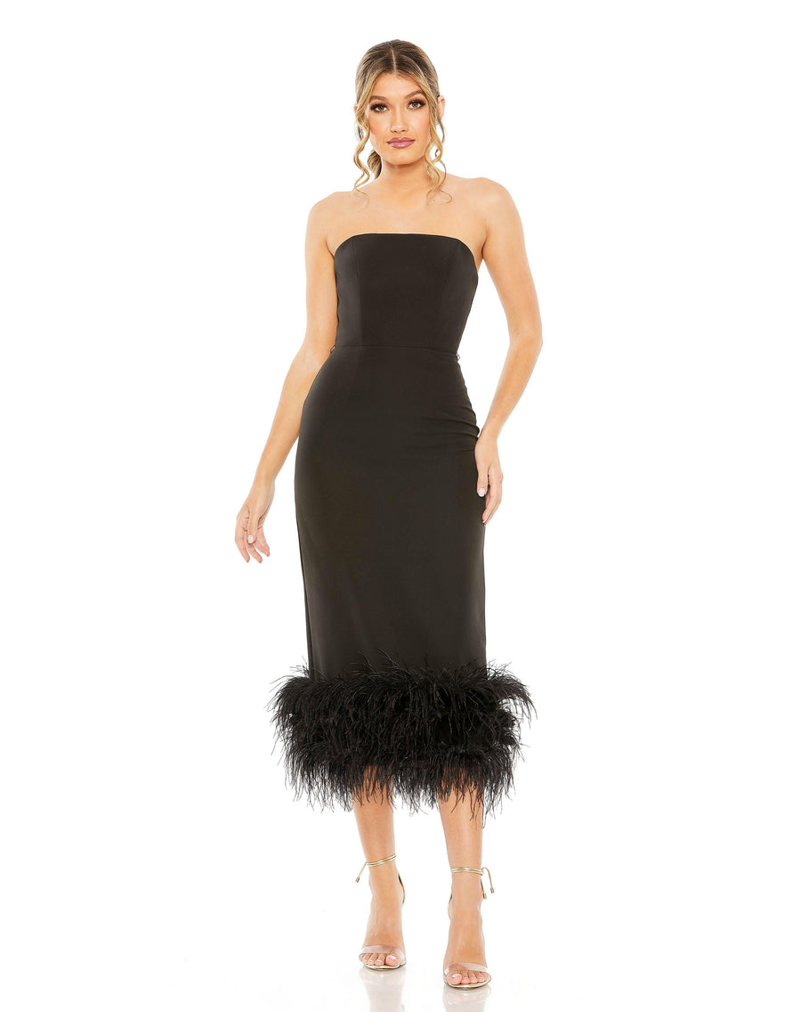 Cocktail Dresses Homecoming Strapless Cocktail Dress Black