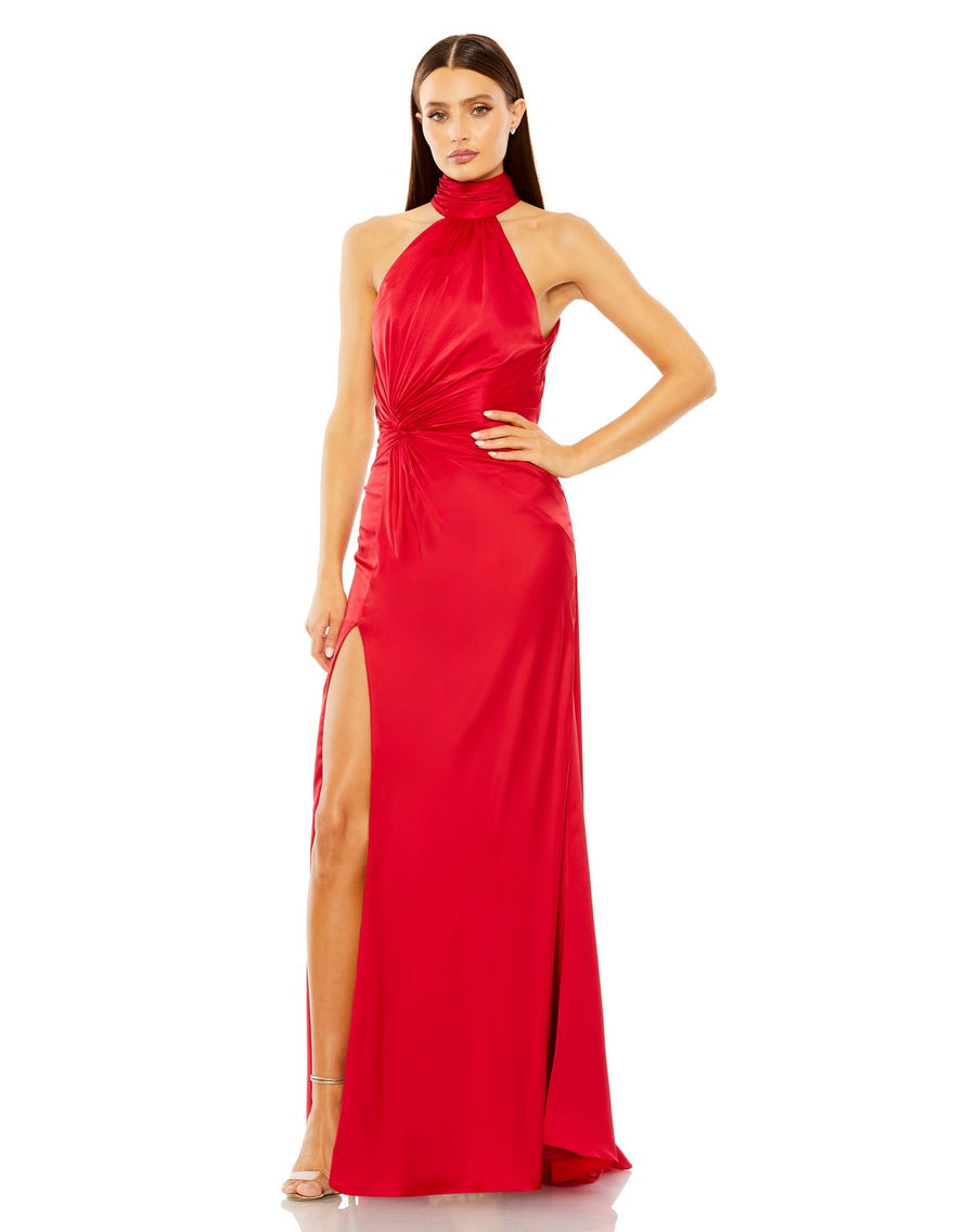 Prom Dresses Prom Formal High Halter Long Dress Red